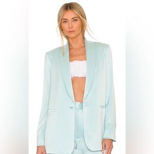 Alice + Olivia Yuriko Blazer in powder blue NWT